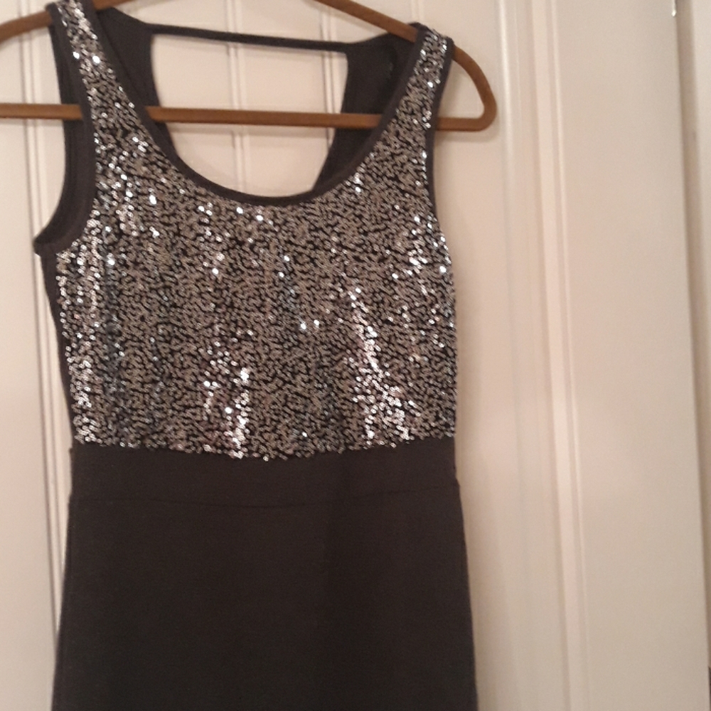 U Style grey dress